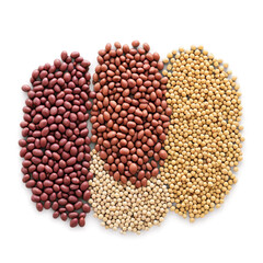 Obraz premium beans on white background