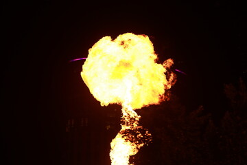 fire in the night