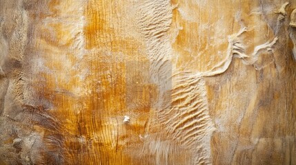 Golden textured leather background detail