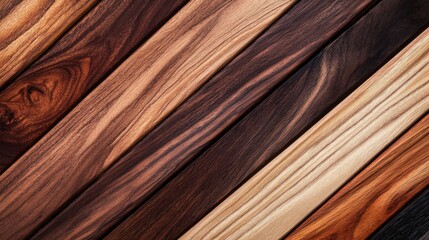 Diagonal hardwood planks, texture background, wood samples, design resource