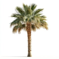 Real desert palm tree plant environment arecaceae.
