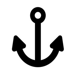 marina symbol isolated on white background. vector illustration. 