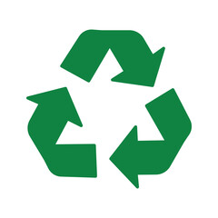 Obraz premium recycle sign symbol vector icon