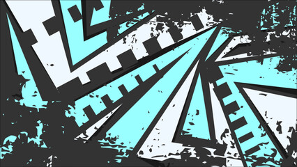 Abstract Grunge Geometry background vector for banner, poster, sport, racing and gaming themes © mesym