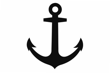 anchor  silhouette illustration