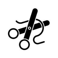 Scissor icon template SVG