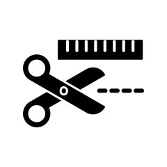 Scissor icon template SVG