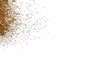 Golden Star Glitter Abstract Background Illustration