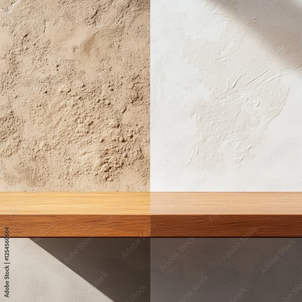 Poster comparison of dusty versus clean furniture surfaces highlighting cleaning effectiveness and maintena