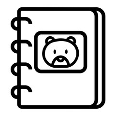 book Line Icon