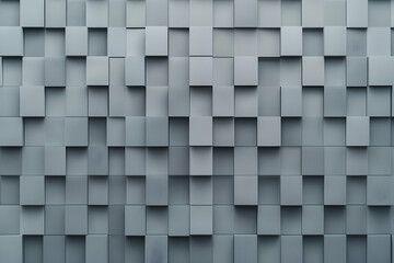 Abstract 3D Cube Background Grey Texture