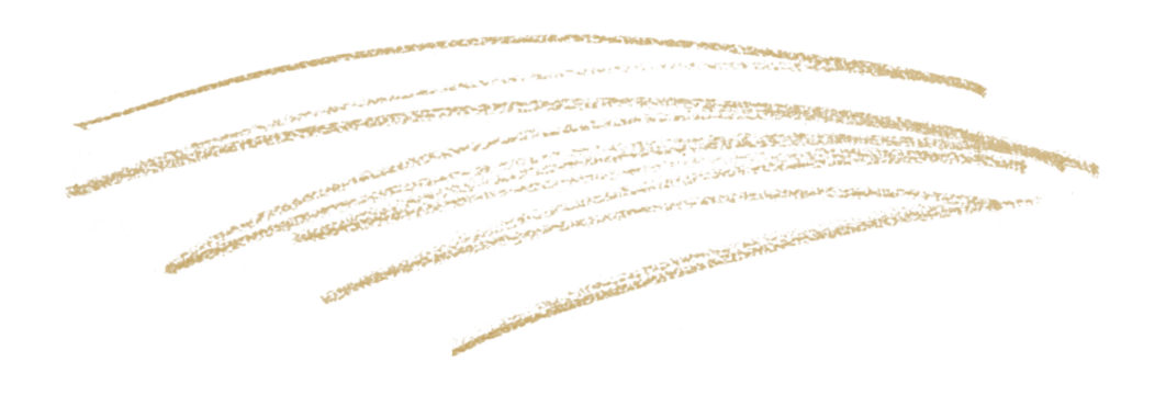 light brown pencil strokes isolated on transparent background