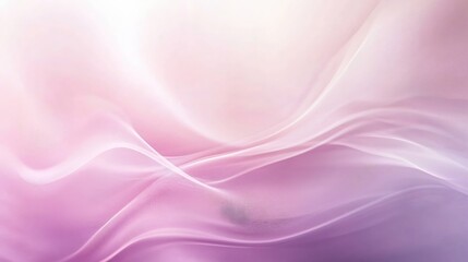 Obraz premium Gentle Waves of Soft Pink and Purple Light a Serene Abstract Background for Creative Designs
