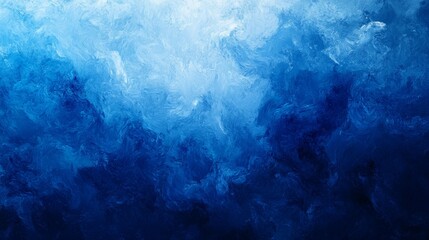 Obraz premium Abstract Deep Blue Gradient with a Grainy Texture, Generative AI