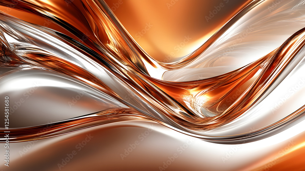 Poster abstract background with a dramatic glow effect featuring soft colors and shapes for artistic design