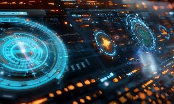 Futuristic AI Powered Legal Assistant Analyzing Real Time Business Liability Scenarios