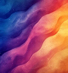 Obraz premium Colorful Gradient Flow with a Grainy Texture, Generative AI