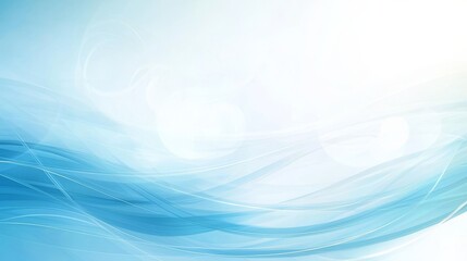 Naklejka premium Abstract blue wave background, dynamic fluid shapes and vibrant gradients for modern design
