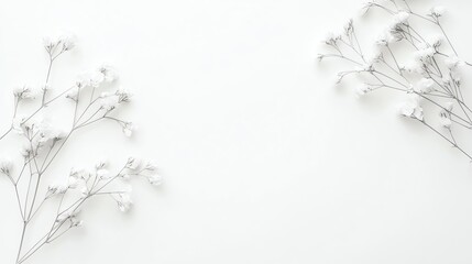A refined, minimalist white background with delicate paper texture in snow white and ivory, perfect for projects that need pure elegance and simplicity.