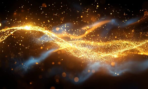 Cosmic Scatter An Abstract Visualization of Dynamic Constellations in the Digital Universe