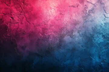 Fototapeta premium Neon Red and Blue Gradient with a Grainy Texture, Generative AI