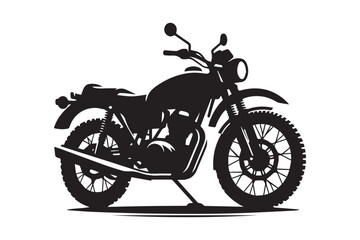 Obraz premium motorcycle on white background