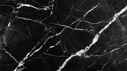 Black marble texture background, veins pattern (1)