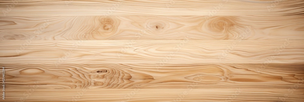 Aufkleber top view of light-colored wood texture with natural grain patterns suitable for backgrounds in desig