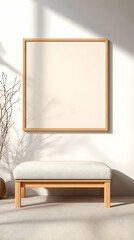 Fototapeta premium Modern Minimalist 3D Illustration Mockup