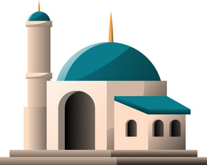 Mosque Architecture Building Illustration
