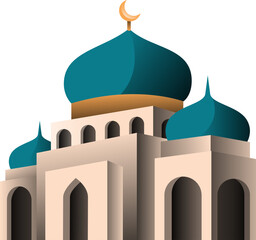 Mosque Architecture Building Illustration