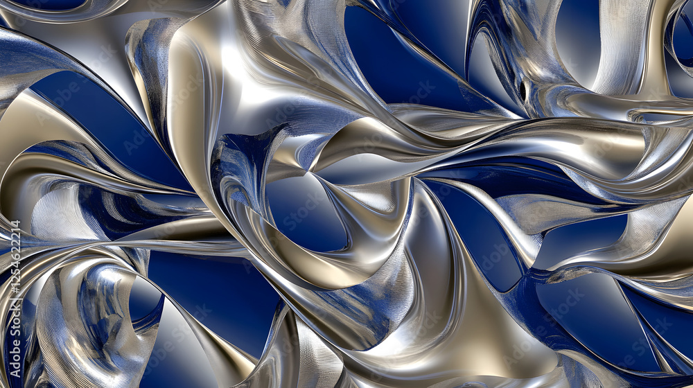 Poster metallic background texture with a glowing effect and intricate patterns for design and artistic use