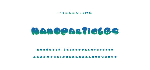 Marker Graffiti Font, handwritten Typography vector illustration.