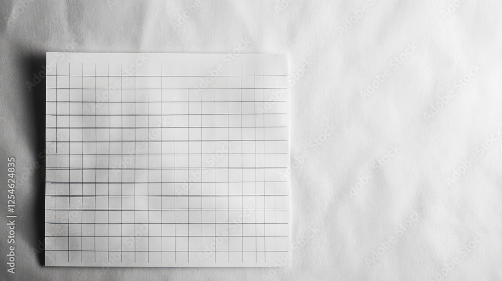 Poster blank grid paper on textured background for design use
