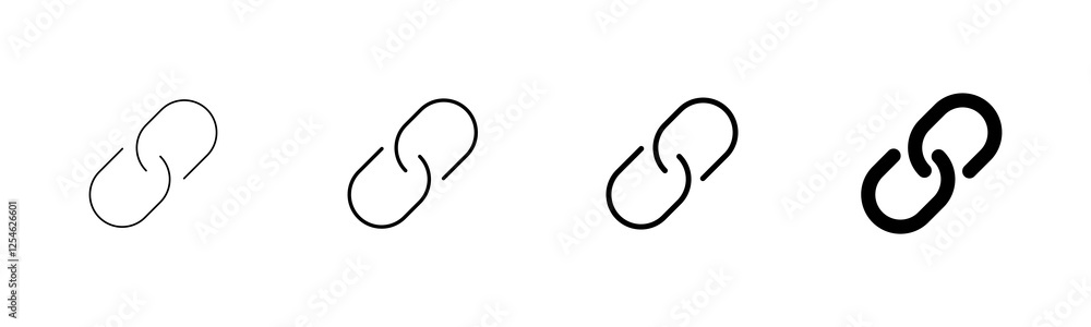 Poster external link symbol icon vector. link icon isolated on white background. link vector icon. hyperlin