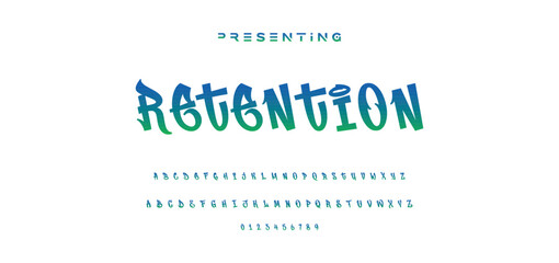 Graffiti 3D text effect, editable text and colorful text style.