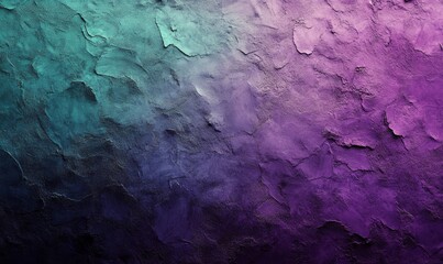 Deep Purple and Green Gradient Background with a Grainy Texture, Generative AI