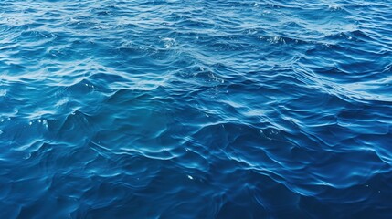 Obraz premium Deep blue sea water texture background. AI generated image