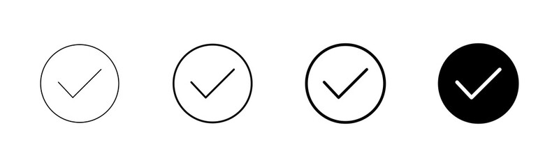 Approved icon vector isolated on white background. Certified Medal Icon vector. check mark