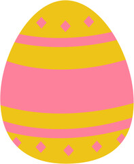 colorful easter egg painting 