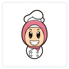 BEAUTIFULL CHEF LOGO DESIGN ILLUSTRATOR