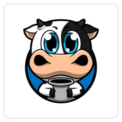 FRESH MILK LOGO DESIGN ILLUSTRATOR