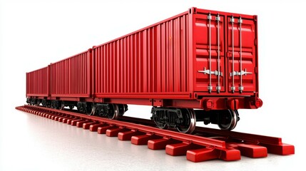 Obraz premium cargo freight train