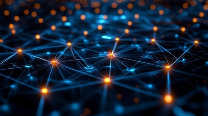 A futuristic digital network background