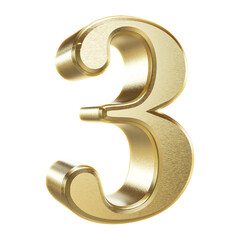 3D Golden Number 3