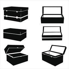 Versatile Box Icon Collection for Packaging Designs