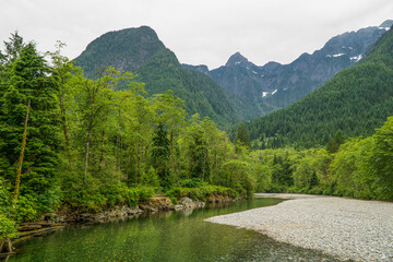 mountain river in the mountains