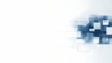 Abstract Blue Grid Background Illustration