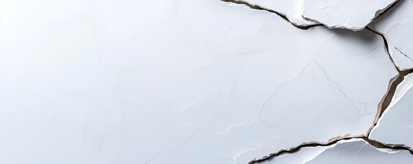 Fototapeta premium Cracked wall surface with visible texture details.