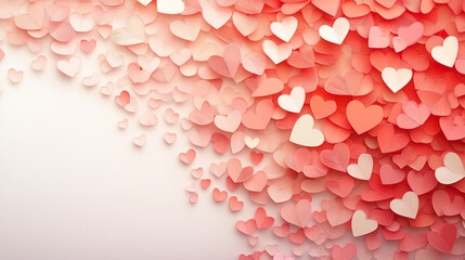 abstract pink background with hearts